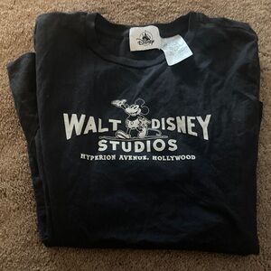 Disney Black Mickey Mouse Short Sleeve Tee